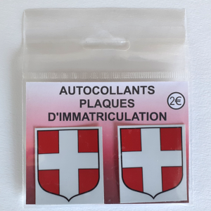 autocollant-imprimé pour plaque